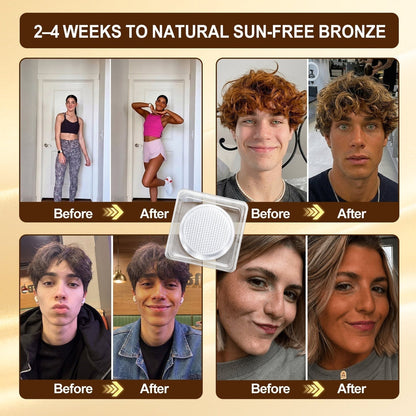 𝑮𝒂𝒇𝒂𝒄𝒆® Sunless Natural Glow Transdermal Tanning Micro-Needle Patch